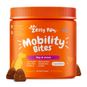 Hip & Joint Mobility Bites Soft Chews for Dogs, With Glucosamine + Chondroitin & MSM, Functional Dog Supplement