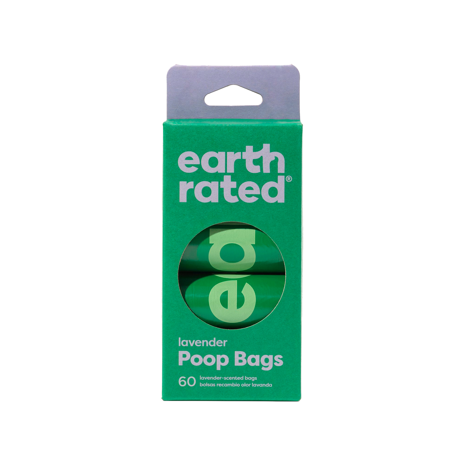 Earth Rated 60 Bags on 4 Rolls - Lavender